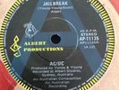 AC/DC A RADIO PROMO JAILBREAK BON SCOTT 45 GEORGE YOUNG R.I.P ALBERT PRODUCTIONS