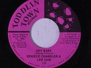 DENIECE CHANDLER & LEE SAIN: Hey Baby / Glorious Feeling 45 Soul