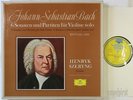 SZERYNG BACH COMP. VIOLIN SOLO DGG ED.1 STEREO TULIP 3 LP BOX SLPM 139270/72 NM