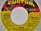 LEROY HUTSON I Think I’m Falling in Love CURTOM 45 northern soul orig. 1976 NM 7