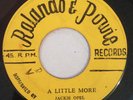 JACKIE OPEL - A LITTLE MORE - ROLANDO & POWIE ( VERY RARE SKA 7 )