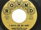 JIMMIE PREACHER ELLIS I gotta see my baby Mod Soul Funk Single (Round)*HEAR