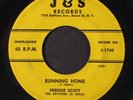 FREDDIE SCOTT: Running Home / Turn The Lamps Down Low 45 (great and rare double