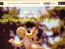 RCA SB-2081 ED1 UK MAHLER SYMPHONY NR. 4 FRITZ REINER / DELLA CASA - NM