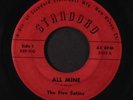 FIVE SATINS: All Mine / Rose Mary 45 (red lbl, plays better) rare Vocal Groups