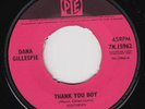 DANA GILLESPIE Thank You Boy RARE M- 45 Jimmy Page prod  garage girl group HEAR