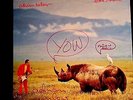 1982 ADRIAN BELEW -SIGNED- LONE RHINO LP W/ LYRICS SLV FRANK ZAPPA KING CRIMSON
