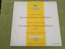 Ravel & Mihalovici sonatas violin piano Max Rostal Monique Haas