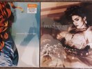 MADONNA-LIKE A VIRGIN & RAY OF LIGHT CLEAR/BLUE VINYL L.P'S SAINSBURYS EXCLUSIVE