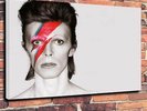 David Bowie Lightning Bolt Printed Canvas A1.30