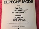 Depeche Mode Very Rare PROMO Sire 1981 Speak And Spell Big Muff 45 Rpm