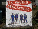 LP ART COVER BY SPACE INVADER LA SOURIS DEGLINGUEE / SUR LES TOITS DU PALACE