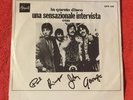 THE BEATLES:”UNA SENSAZIONALE INTERVISTA” 7” Italy Picture Disc Clear Wax