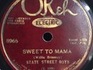 STATE STREET BOYS OKEH 8965 BLUES 78 RPM V+ BIG BILL BROONZY