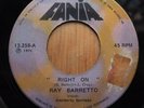 RAY BARRETTO - RIGHT ON / POWER - KILLER LATIN SOUL VENEZUELA 45
