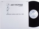 ART PEPPER Straight Ahead Jazz Volume Two STRAIGHT AHEAD JAZZ LP VG+/VG++ mono