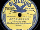MILTON BROWN...BROWNIES.JOE TURNER BLUES/BROWNIE'S STOMP.78.BLUEBIRD. HEAR