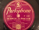 Parlophone 140 VALAIDA (Snow) SAVAGE IN ME E+ Jazz 78 rpm