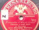 russian polish 78 RPM-syrena electro-alexander wertinsky-piosenka o mojej zonie