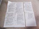 ORIGINAL THE FLAMING LIPS HAND WRITTEN LYRICS FOR LP HIT TO DEATH IN THE HEAD