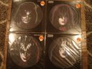 KISS 4 Solo Picture Discs Gene Simmons, Paul Stanley, Peter Criss,  Ace Frehley