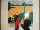 2 VINTAGE BRIAN ENO VINYL LP ALBUMS ANOTHER GREEN WORLD HERE COME THE WARM JETS