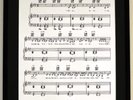 ADELE/FRAMED SONGSHEET/HELLO (CAN BE PERSONALISED)