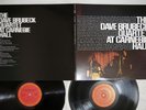 DAVE BRUBECK QUARTET AT CARNEGIE HALL CBS/SONY 36AP 1488,9 Japan Vinyl 2LP