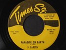 FIVE SATINS / PHAROTONES: Paradise On Earth / Monkey Business 45 Vocal Groups