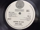 Gentle Giant Acquiring The Taste Lp Vertigo 6360 041 Very Few Plays