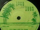 ALTON ELLIS - IT'S TWO LATE TO TURN BACK NOW/BREAKING UP -LORD KOOS 7''45*REGGAE