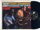 TEDDY EDWARDS & HOWARD McGHEE: TOGETHER AGAIN  contemporary LP / STEREO DG