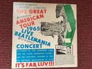 RARE Beatles Ed Rudy The Great American Tour 1965 Live Beatlemania Concert Lp