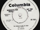 TORNADOS Too Much In Love To Hear RARE UK demo 45 JOE MEEK RGM mod garage LISTEN