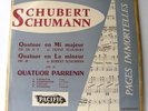 Schubert Schumann Quartets Quatuor Parrenin Pacific LP