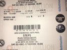 2 Steps Plus Vengaboys Manchester Arena,2nd Dec 17 Tickets Block 209 Upper Tier