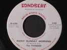 THINGIES: Mass Confusion / Rainy Sunday Morning 45 rare Rock & Pop