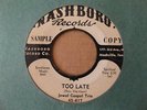 JEWEL GOSPEL TRIO / CANDI STATON - TOO LATE - U.S. PROMO 45