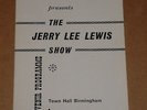 Jerry Lee Lewis 1964 Birmingham Programme (Gene Vincent/Spencer Davis/Uglys)