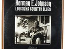 Herman E. Johnson - Louisiana Country Blues LP - Arhoolie VG+