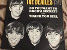 The Beatles - Do you Want To / Thank You 45 Picture Sleeve Vee Jay VJ 587 Rock