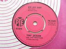 TONY JACKSON & THE VIBRATIONS Bye Bye Baby Ex+ Pye 1964 UK 7