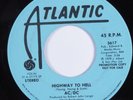 Rock 45 AC/DC Highway To Hell promo ATLANTIC HEAR