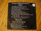 Vintage 45 Crosby, Still, Nash & Young  OHIO & Find the Cost of Freedom CSN & Y