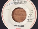 IRON MAIDEN - The Number Of The Beast / Run To The Hills - RARE GUATEMALA PROMO