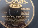 FRANKIE TRUMBAUER & HIS ORCH. MANHATTAN RAG/ WHAT WOULD, I DO ,,  OKEH 41330