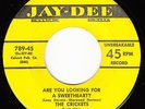 CRICKETS - Jay-Dee 789 (yellow) - Are You Looking for a Sweetheart? - VG++ (1st)