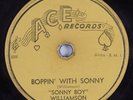 Blues 78 SONNY BOY WILLIAMSON Boppin' With Sonny ACE VG++