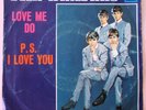 THE BEATLES Love Me Do bw P.S. I Love You 45 TOLLIE T 9008 NICE PICTURE SLEEVE