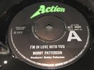 BOBBY PATTERSON - I'm In Love With You RARE ACTION DEMO Act 4604 mint -